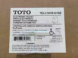 Nuovo TOTO TELC101R-D10E Regolatore elettronico rubinetto EcoPower (10SEC/0. 18PGPC/ - Foto 1 di 7