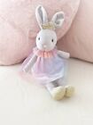 Mon Ami Plush Toy Princess Elegant Gray Bunny Velour And Tulle Plush 12 Inches