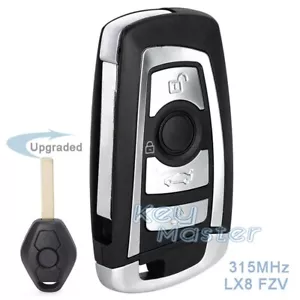 for BMW 3 5 7 Series E38 E39 E46 Upgraded 315MHz Remote Car Key Fob LX8 FZV HU92 - Foto 1 di 5