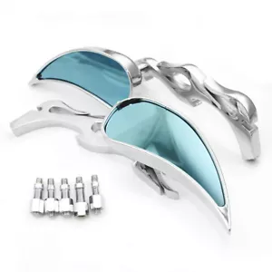 Chrome Motorcycle Rearview Mirrors For Honda Shadow Spirit Aero Ace VT 750 1100 - Foto 1 di 5