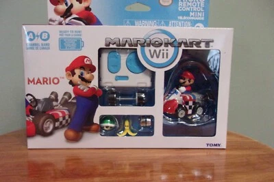 Mario Kart Wii Micro Remote Control Car Mini R/C Nintendo - MARIO, NIB TOMY - Image 1 of 3