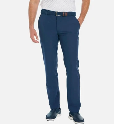 Pantalones de rendimiento Greg Norman ML75 microfibra hilo para hombre, azul, 42x30 Foto 1 de 4