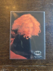 1992 Topps Stadium Club Batman Returns Michelle Pfeiffer Catwoman Tim Burton #5 - Foto 1 di 2