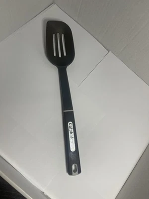 Calphalon 12" Gray Nylon Plastic Slotted Cooking Serving Spoon - Image 1 of 2