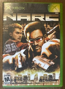 Videojuego Microsoft Xbox Narc CIB con manual probado funciona - Imagen 1 de 4