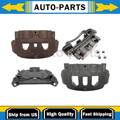 Pinzas de freno delanteras traseras 4x para Chevrolet Silverado 3500 HD 2011-2019 6,6 L Foto 1 de 4