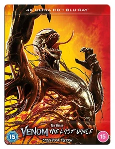 Venom: The Last Dance SteelBook (4K UHD Blu-ray) Alanna Ubach Juno Temple - Picture 1 of 2