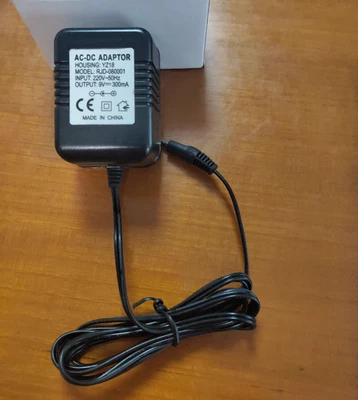 RJD-080001 9V 300mA Transformer Power Adapter - Bild 1 von 2