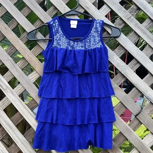 Xhilaration Tank Top Purple Size Youth 6 small Ruffle - Picture 1 of 9