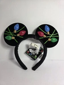 Cerchietto Orecchio Topolino Parchi Disney Lampadina Illuminazione Vacanze Minnie Orecchie Natale - Foto 1 di 9