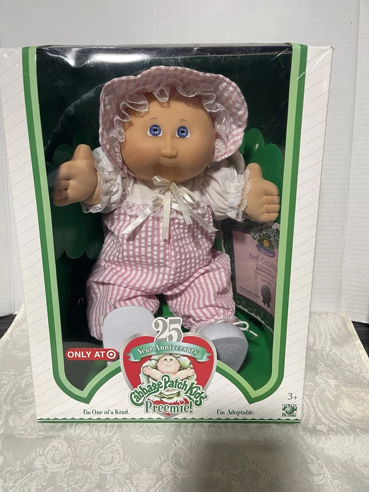 Cabbage Patch Kids Preemie Doll 25th Anniversary Target 2008 Randolph Royal