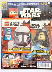 NEW LEGO STAR WARS MAGAZINE & EXCULSIVE IMPERIAL COMMANDO & PALPATINE MINIFIGURE - Picture 1 of 4