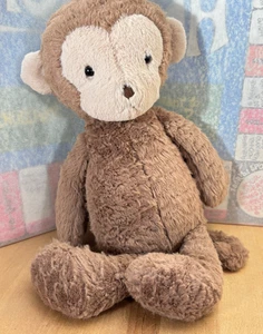 Jellycat London Rolie Polie Monkey Plush Stuffed Animal Brown, 14" - Picture 1 of 4