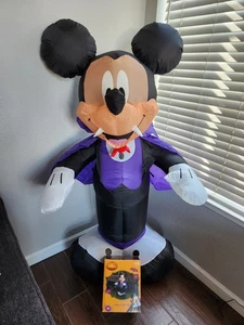 Disney 5 piedi / 60" Halloween gonfiabile gonfiabile vampiro Topolino 2015 gemma - Foto 1 di 19