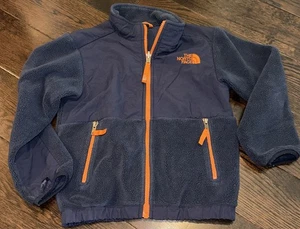The North Face Full Zip Fleece Jacket Youth Boys Extra Small Blue - Picture 1 of 7