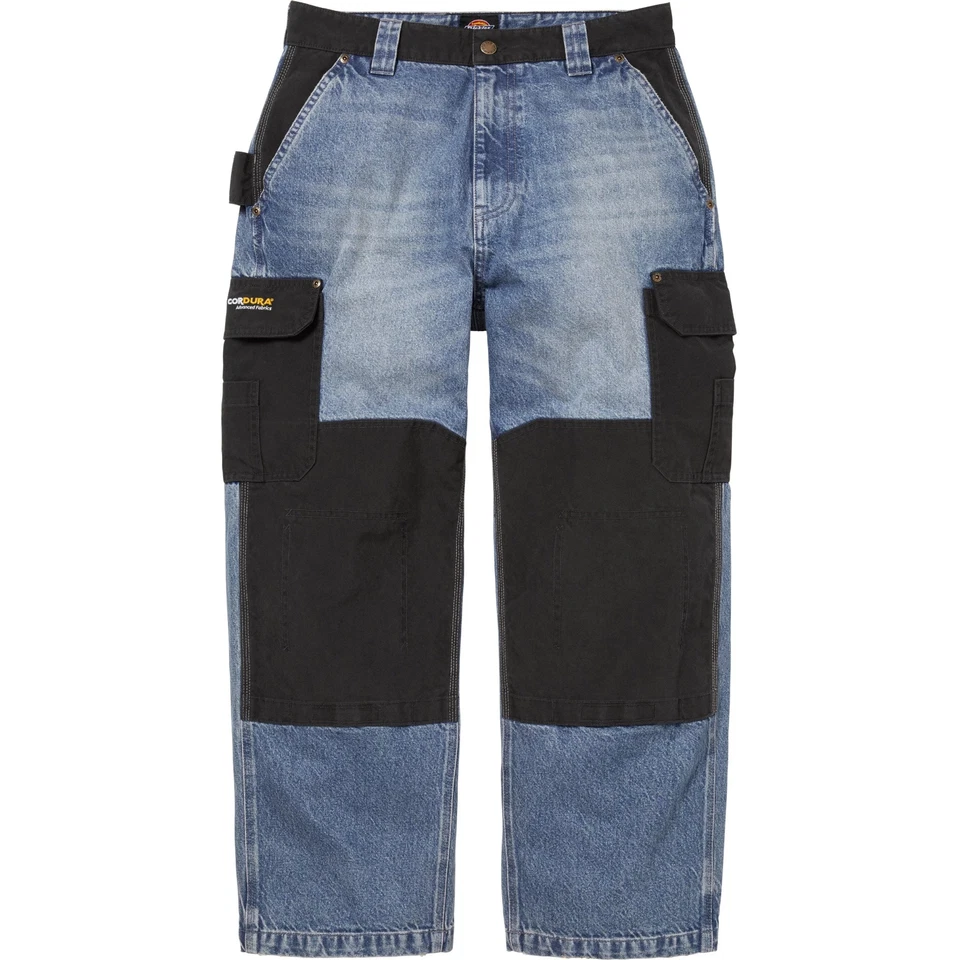 Pantalón cargo Supreme X Dickies Cordura negro denim camuflaje 3 colores FW25 Foto 1 de 1