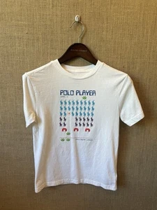 Polo Ralph Lauren Boys White Space Invaders T Shirt Size S (8) - Picture 1 of 2