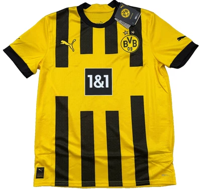 Dortmund Trikot Gr. 176 (S) 2022/23 Heim BVB Shirt 22/23 Puma Kinder gelb NEU - Bild 1 von 4