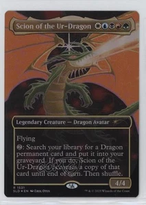 2019 Magic Gathering: Secret Lair Drop Series Foil Scion of the Ur-Dragon 1d14 - Picture 1 of 3