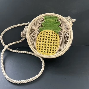 Womens Purse Straw Bag Crossbody Unique Summer Shoulder Bag - Picture 1 of 11