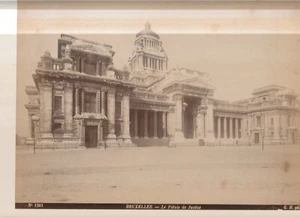 HISTORICAL PHOTOS , 1897 , TWO LARGE , BRUXELLES , B/W - Picture 1 of 3