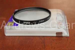 58mm Lens Filter Glass made in Japan Hansa UV Protector - Picture 1 of 3
