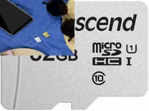 Transcend 32GB MicroSDXC/SDHC 300S Memory Card TS32GUSD300S - Picture 1 of 5