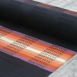 BRIDE Orange Spectrum Gradient High Quality Reproduction Fabric 39" Seat Cloth - Picture 1 of 2