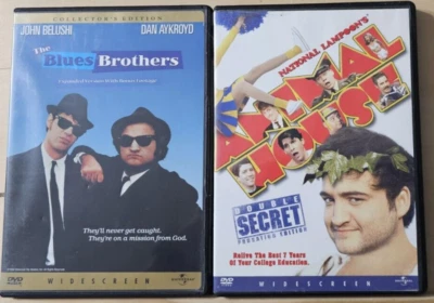 2 Pack DVD Set Animal House/THe Blues Brothers Used - Image 1 of 2
