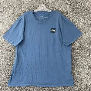 The North Face Men’s Size XL Blue Short Sleeve Logo Tee - Picture 1 of 7
