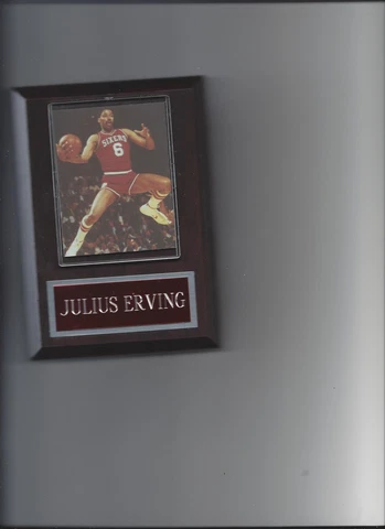 JULIUS ERVING PLAQUE PHILADELPHIA 76ers DR J  BASKETBALL NBA Cover