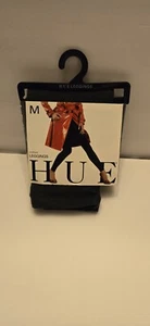 NWT Women's Hue Glen Graphite Heather Cotton Leggings Size M #79088 - Picture 1 of 5