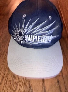 Vintage NHL Toronto Maple Leafs snap back big logo hat cap 90s ANNCO - Picture 1 of 7