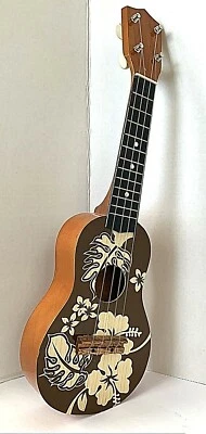 KC Hawaii Brown Aloha 21" Toy Ukulele - Image 1 of 4