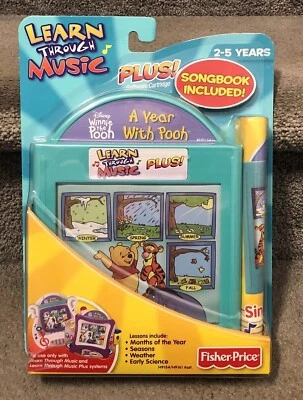 Winnie The Pooh Learn Through Music Plus A Year With Pooh 2005 Fisher Price NEW - Image 1 of 3