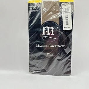 Pantyhose Sheer Taupe Maggie Lawrence Plus Size 1X-2X NEW - Picture 1 of 6