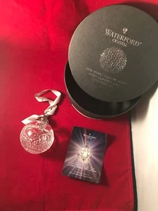 2011 Waterford Crystal Times Square Ornament LET THERE BE LOVE with Box - Picture 1 of 12