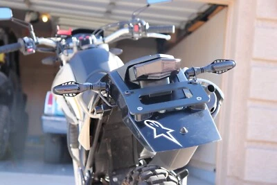 Yamaha XT250 Tail Light Adapter and License Plate Bracket - For DRC Edge 2 - Image 1 of 4