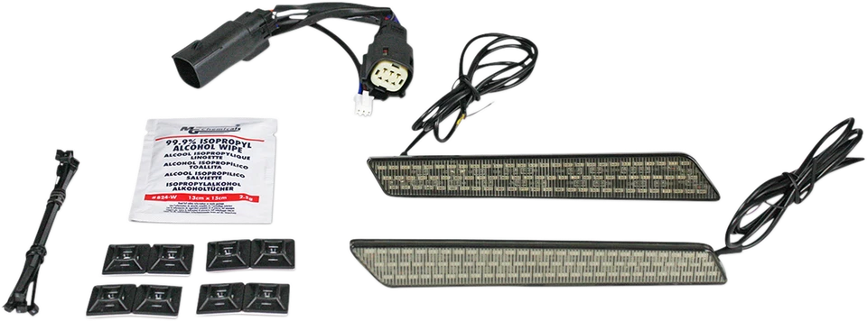 Luces de cierre de alforja personalizadas FLTRX 2010-2013 para Harley Road Glide SS6 Smoke Foto 1 de 1