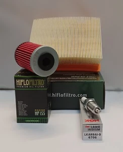 Service Kit For KTM 125 / 200 DUKE (2011 to 2016) Air / Oil Filter Iridium Plug - Picture 1 of 20