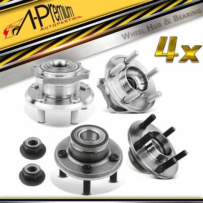 A-Premium 4x Front & Rear Wheel Hub & Bearing for Dodge Charger Challenger RWD - Image 1 of 4
