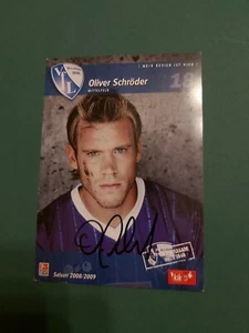 VfL Bochum , Oliver Schröder ,08/09, Autogrammkarte, Fussball - Picture 1 of 1