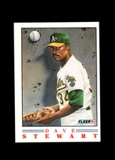 1991 Fleer #4 Dave Stewart