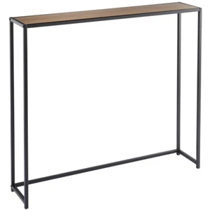 Console Table with Black Leg & Wooden Shelf Furniturer Radiator Console Table - Picture 1 of 4