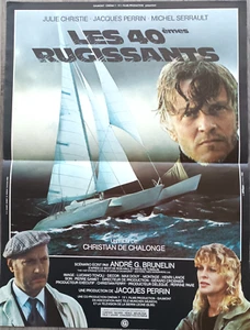 LES QUARANTIÈMES RUGISSANTS/CHALONGE/JACQUES PERRIN/AFFICHE ORIGINALE 40X60 CM - Imagen 1 de 1