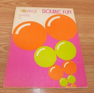 Libro de canciones vintage 1974 The Sounder "Double Fun" solo en papel **LEER**  - Imagen 1 de 4