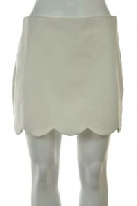 NUEVA Falda TopShop Mujer Talla 8 Blanca Lisa Mini Informal Elástica Nueva con Etiquetas - Imagen 1 de 5