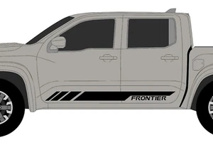 Side Stripes For Nissan Frontier New Models Vinyl Stickers Graphics - Picture 1 of 2