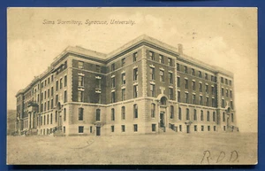 Syracuse University Sims Dormitory New York ny old Postcard - Picture 1 of 2