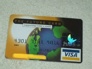 vtg visa credit card "the future card"  1st premier bank exp 01/02 collectible - Picture 1 of 4